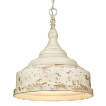 Golden Canada 0806-3P AI - Golden Lighting Keating 3-light Pendant in Antique Ivory